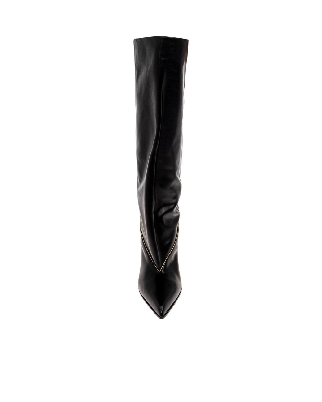 Versace Black Gianni Knee-High Boots