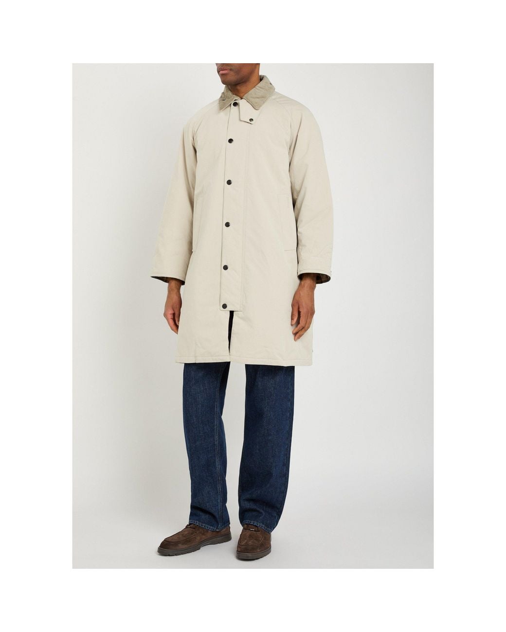 Barbour Natural Padded Exmoore Coat for men