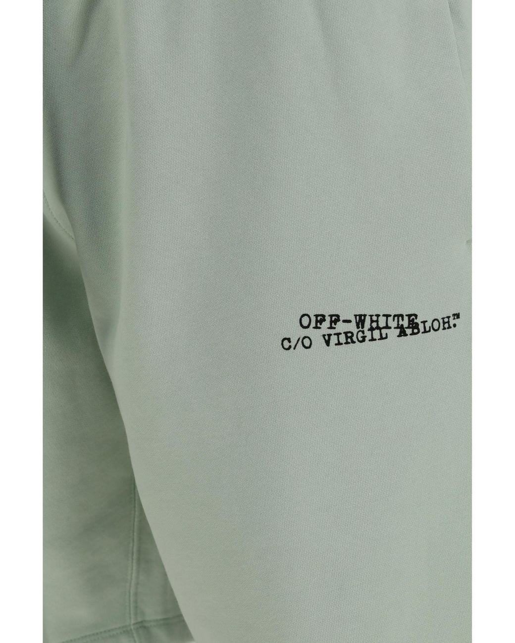 Off-White c/o Virgil Abloh Green Arrow Skate Drawstring Shorts for men