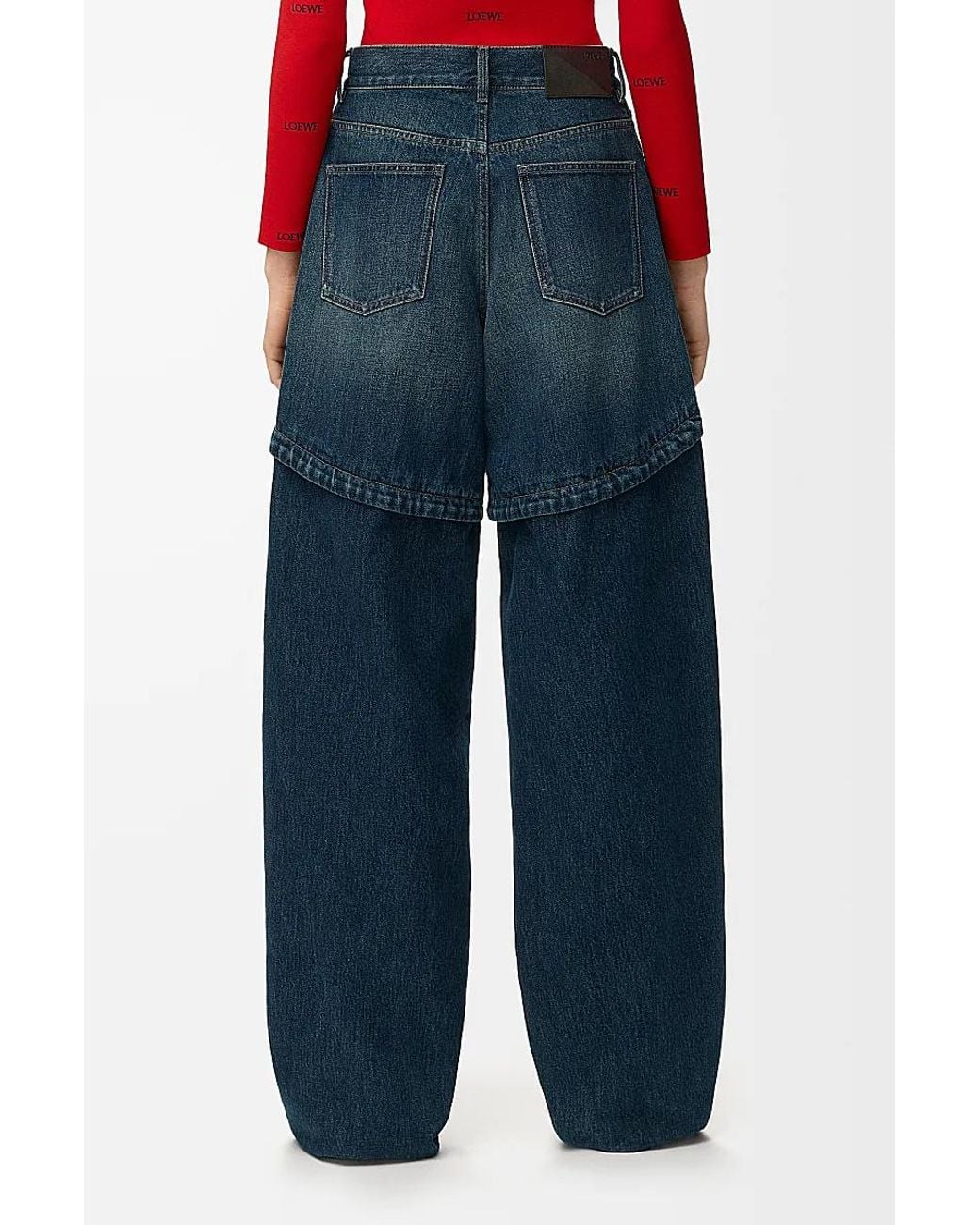 Loewe Blue Zipper Jeans