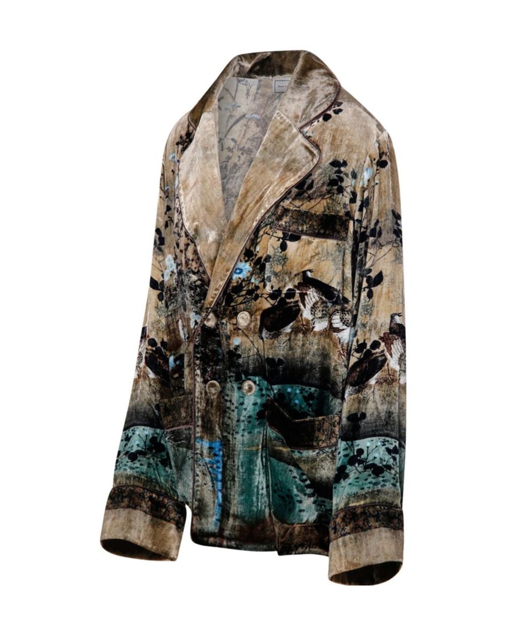 Pierre Louis Mascia Multicolor Kanpur Printed Jackets