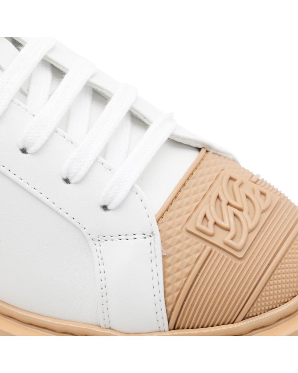 Casadei White Nexus Platform Low-Top Sneakers