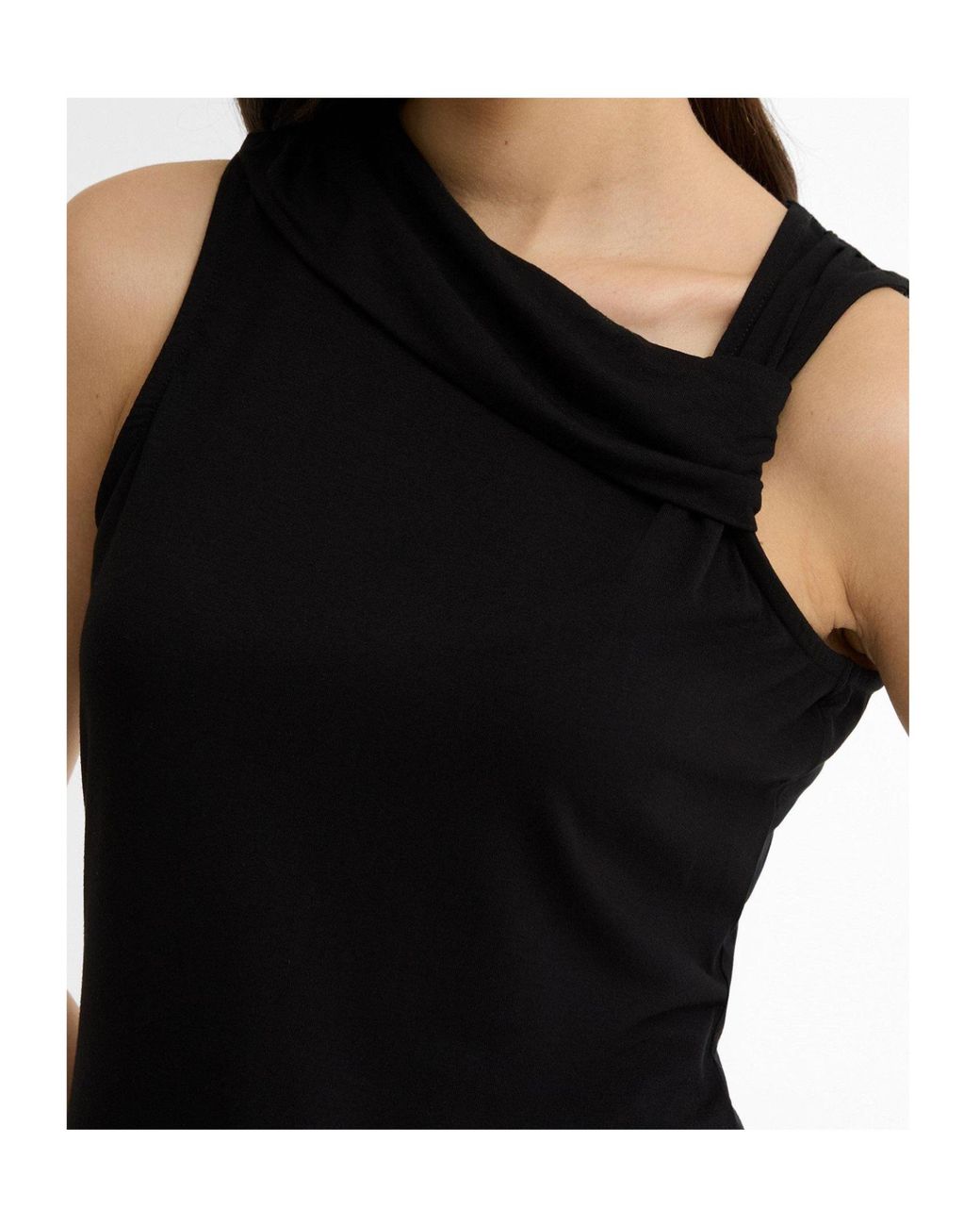 Barbour Black Pleated Detail Top