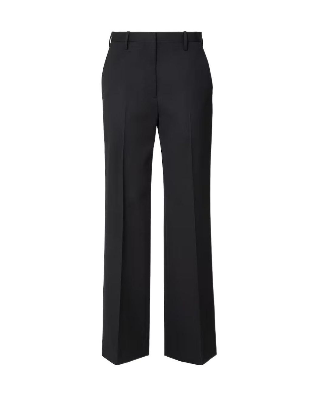 Fendi Black Tailored Straight-Leg Trousers