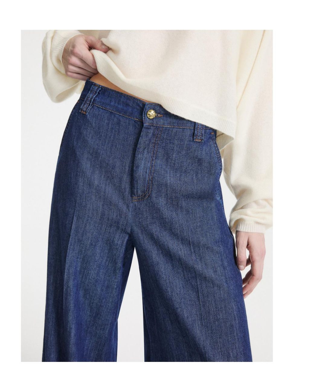 Marella Blue Palazzo Jeans