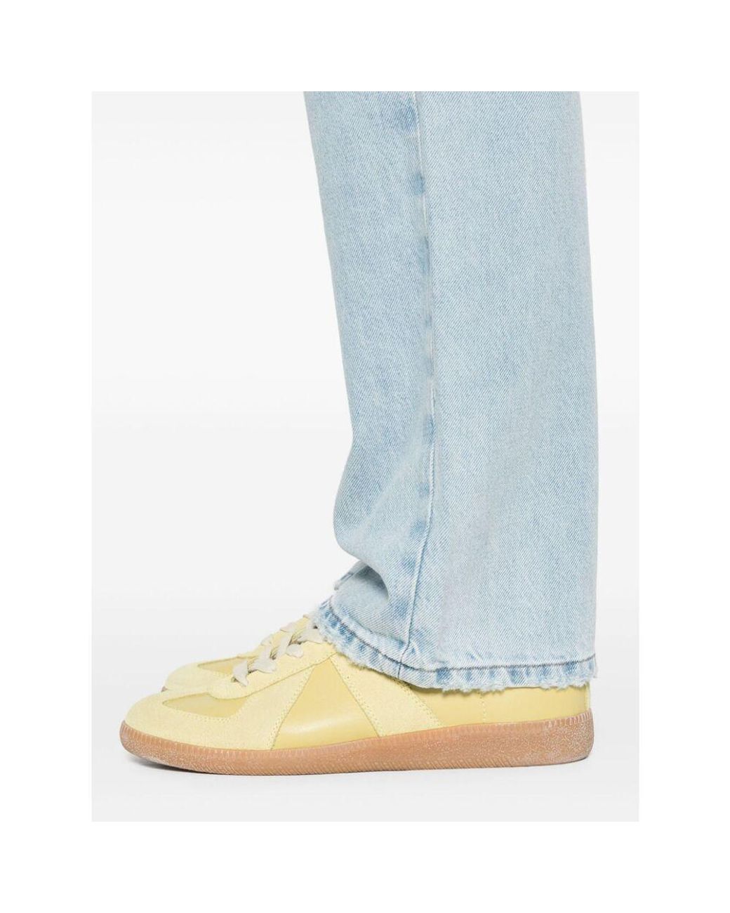 FRAME Blue Belt Loop Jeans