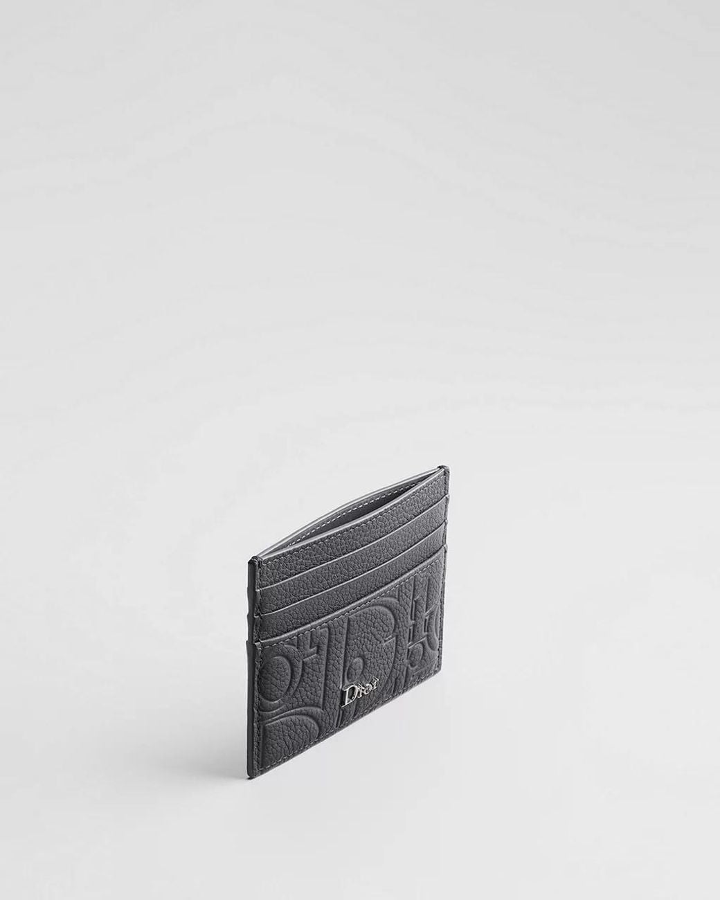 Dior Gray Card Holder for men