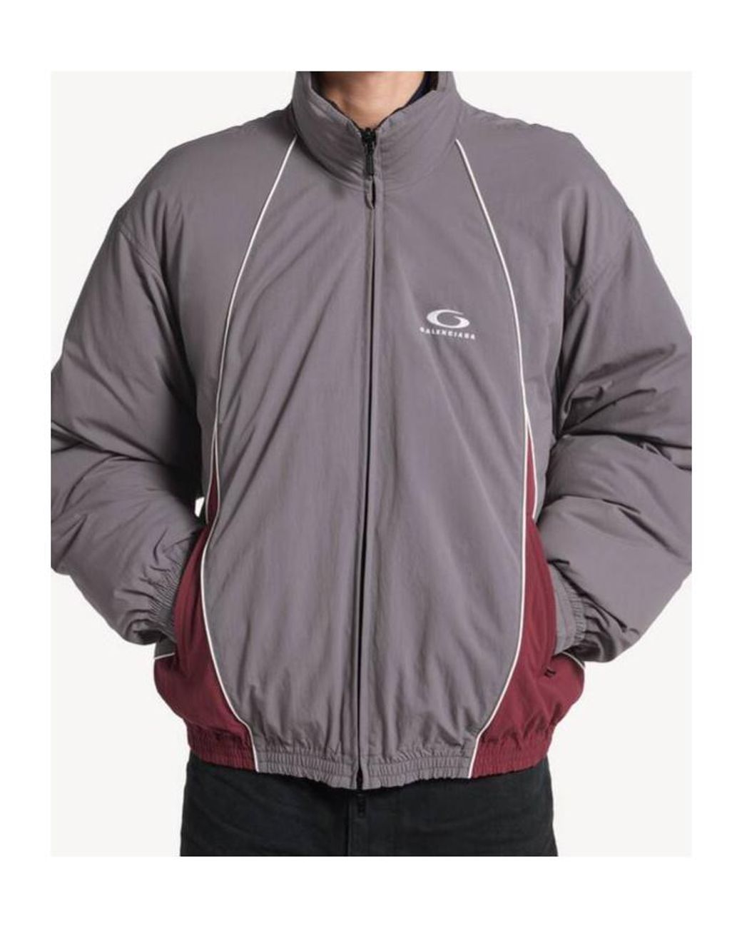 Balenciaga Purple Reversible Tracksuit Jacket for men