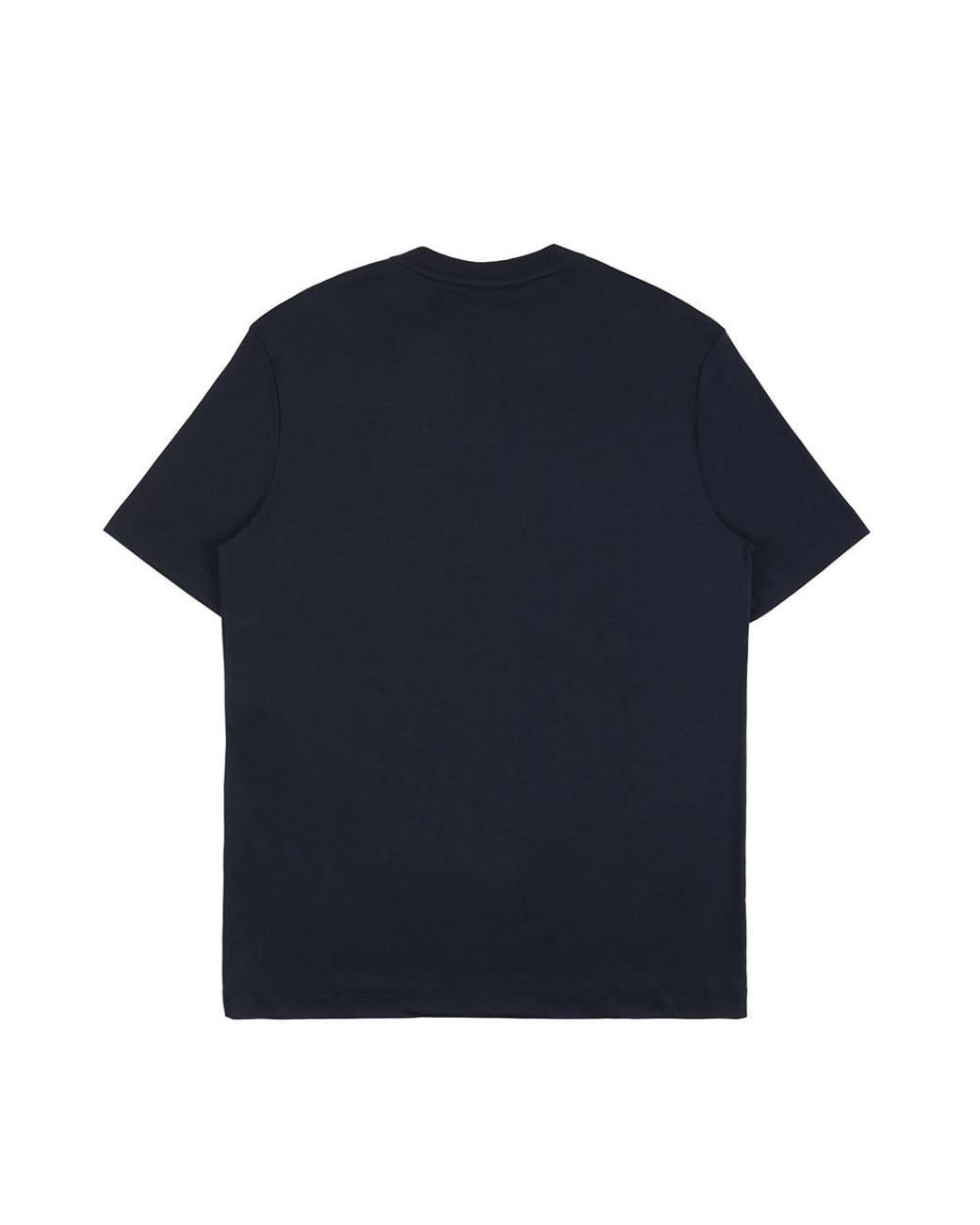 Armani Collezioni Blue Round-Necked T-Shirt for men