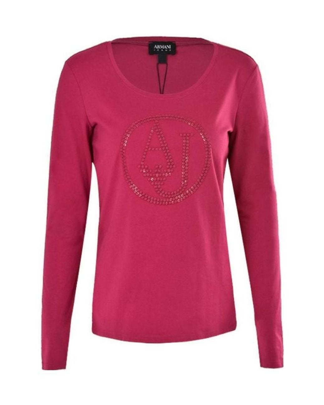 Armani Jeans Pink Logo T-Shirt