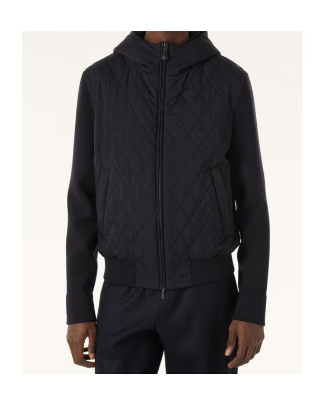 Loro Piana Black Hopton Bomber Jacket for men
