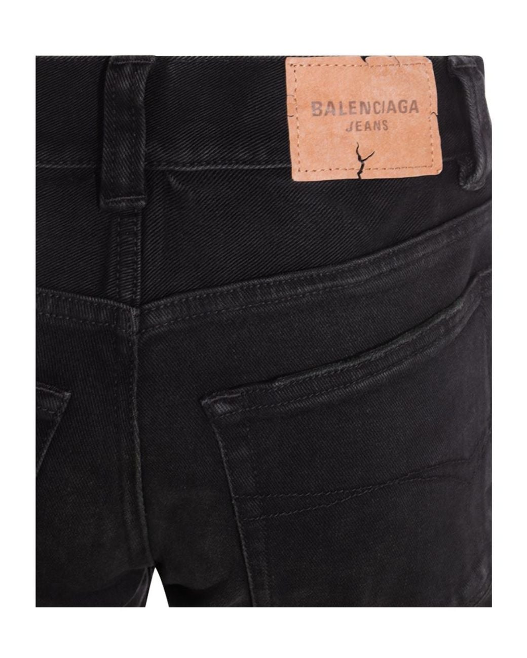 Balenciaga Black Slim-Fit Bootcut Jeans