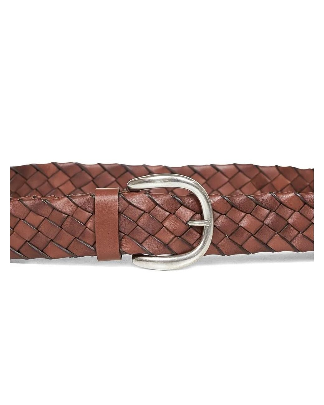 P.A.R.O.S.H. Brown Woven Belt