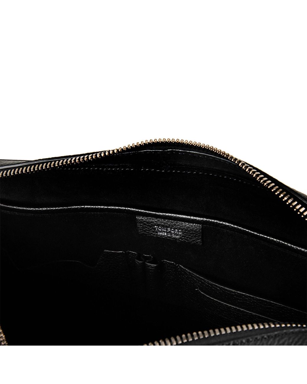 Tom Ford Black Cowhide Toiletry Bag for men