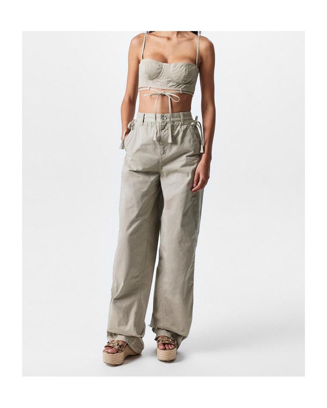 Gucci Gray Bra Straps
