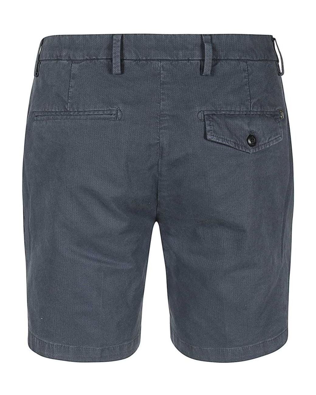 Dondup Blue Logo Detail Shorts for men