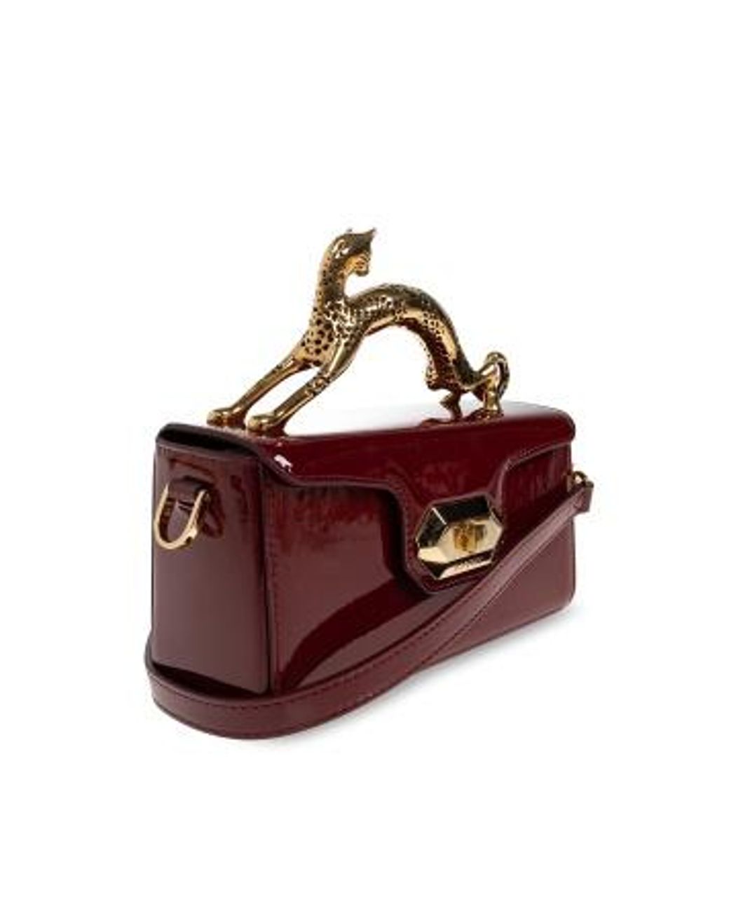 Lanvin Purple Pencil Cat Nano Shoulder Bag