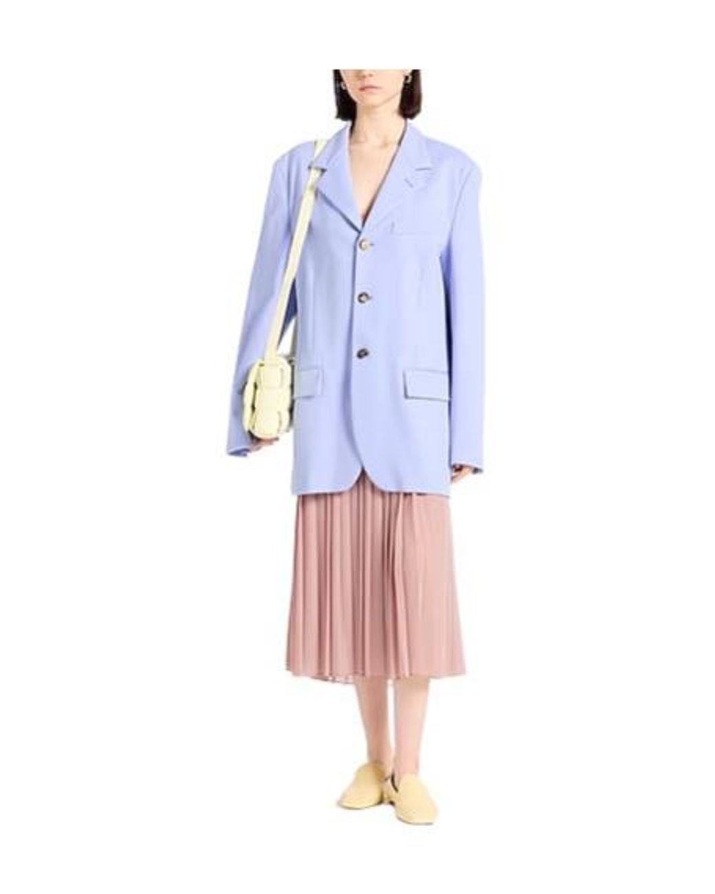 Marni Blue Single-Breasted Blazer