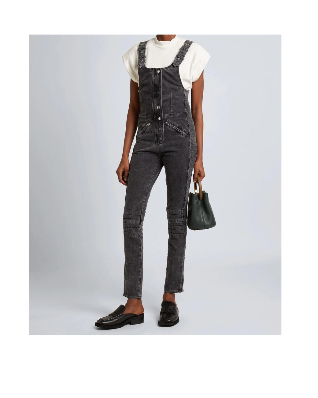 Isabel Marant Black Denim Dungaree