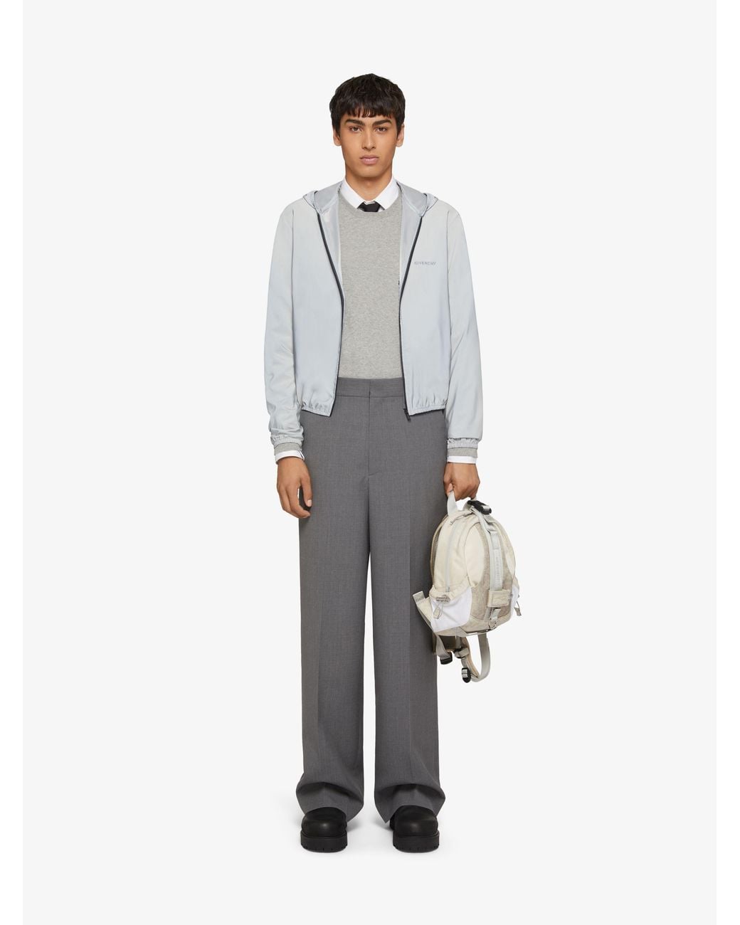 Givenchy Gray Extra Wide Pants for men