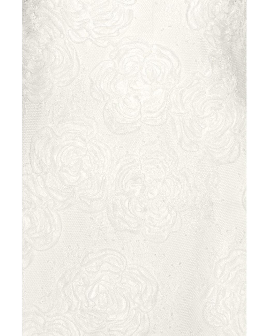 ROTATE BIRGER CHRISTENSEN White Floral Embroidered Mini Dress