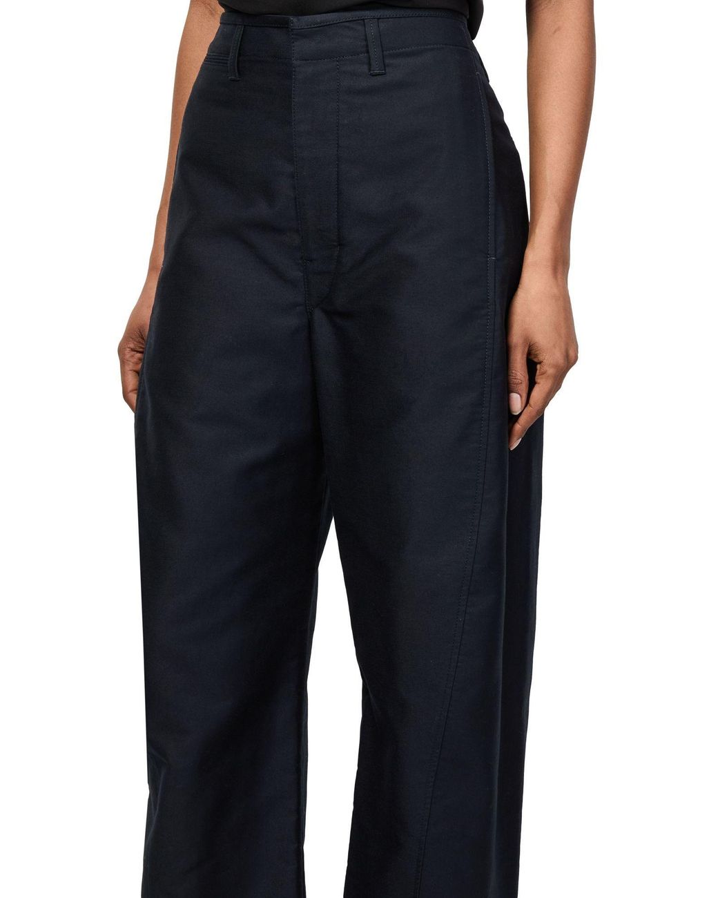 Lemaire Blue Chinos With Braid
