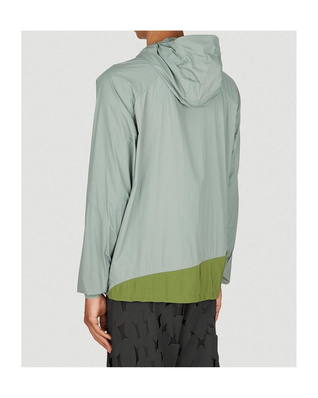 Post Archive Faction PAF Green Zipper Hooded Casual Jacket for men