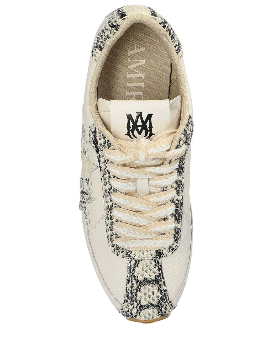 Amiri White Pacific Star Low-Top Sneakers