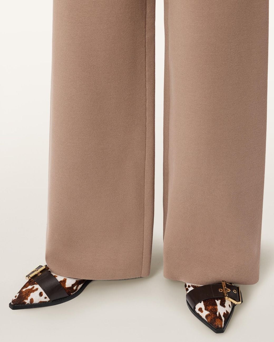 AllSaints Brown Sonny Knitted Trouser
