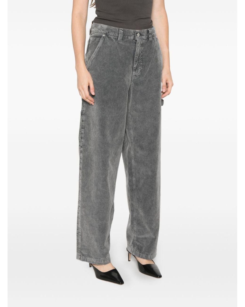Haikure Gray Sibilla Straight-Leg Jeans