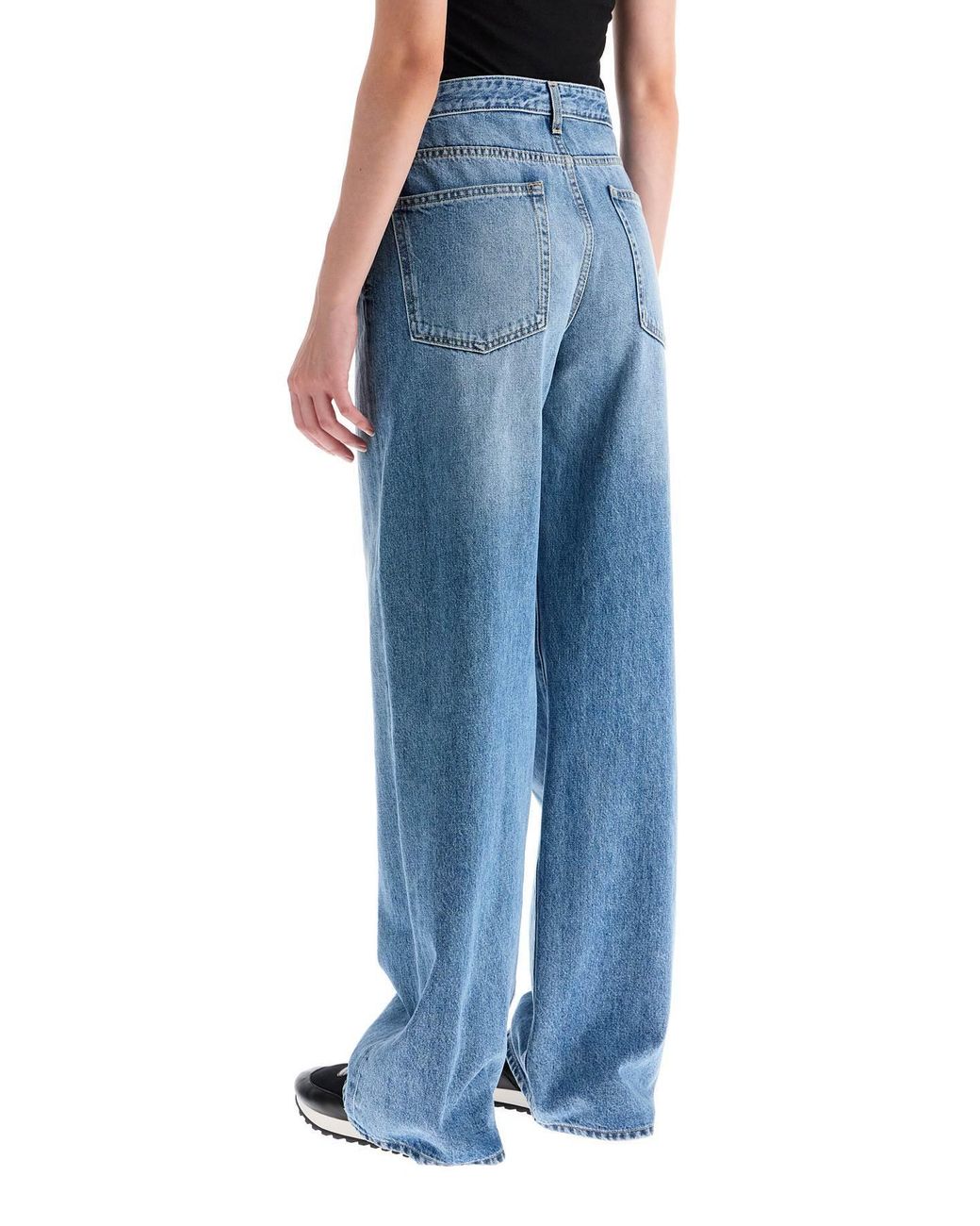 The Row Blue Eglitta Wide Leg Jeans