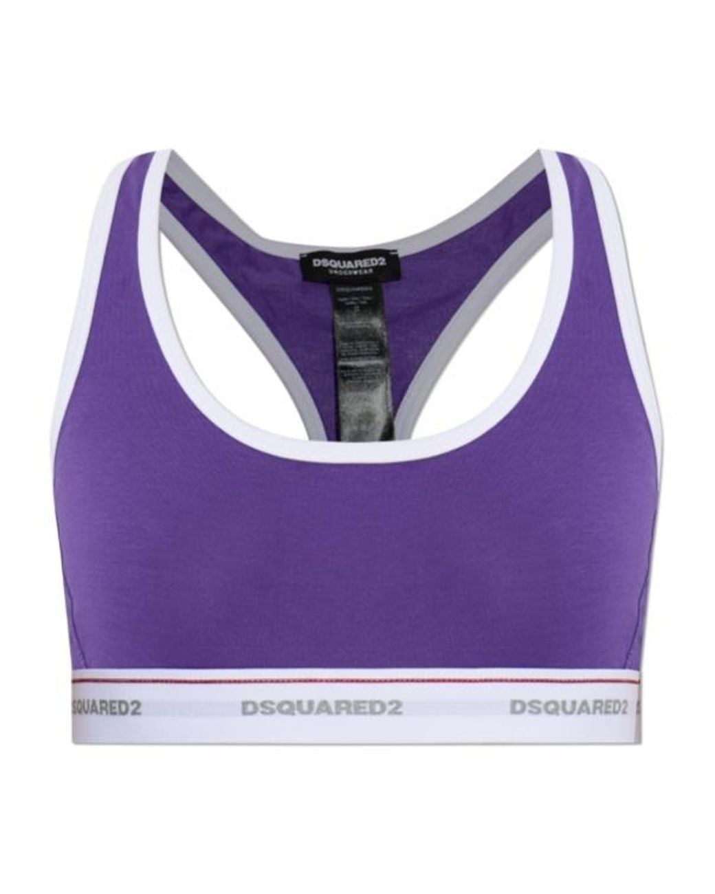 DSquared² Purple Sleeveless Top