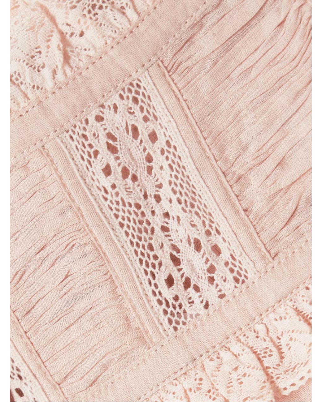 Doen Natural Vintage-Style Cotton Crop Top