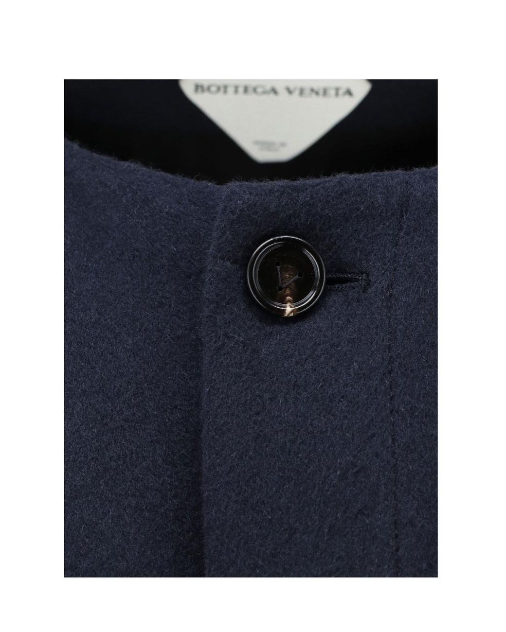 Bottega Veneta Blue Long-Sleeved Coat