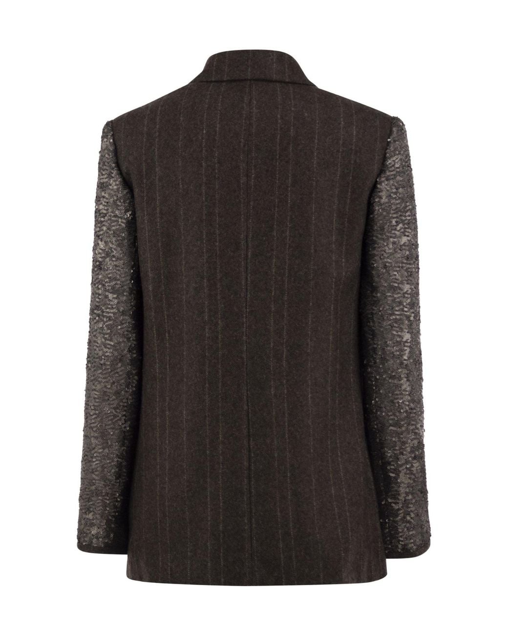 Antonelli Black Pinstriped Blazer