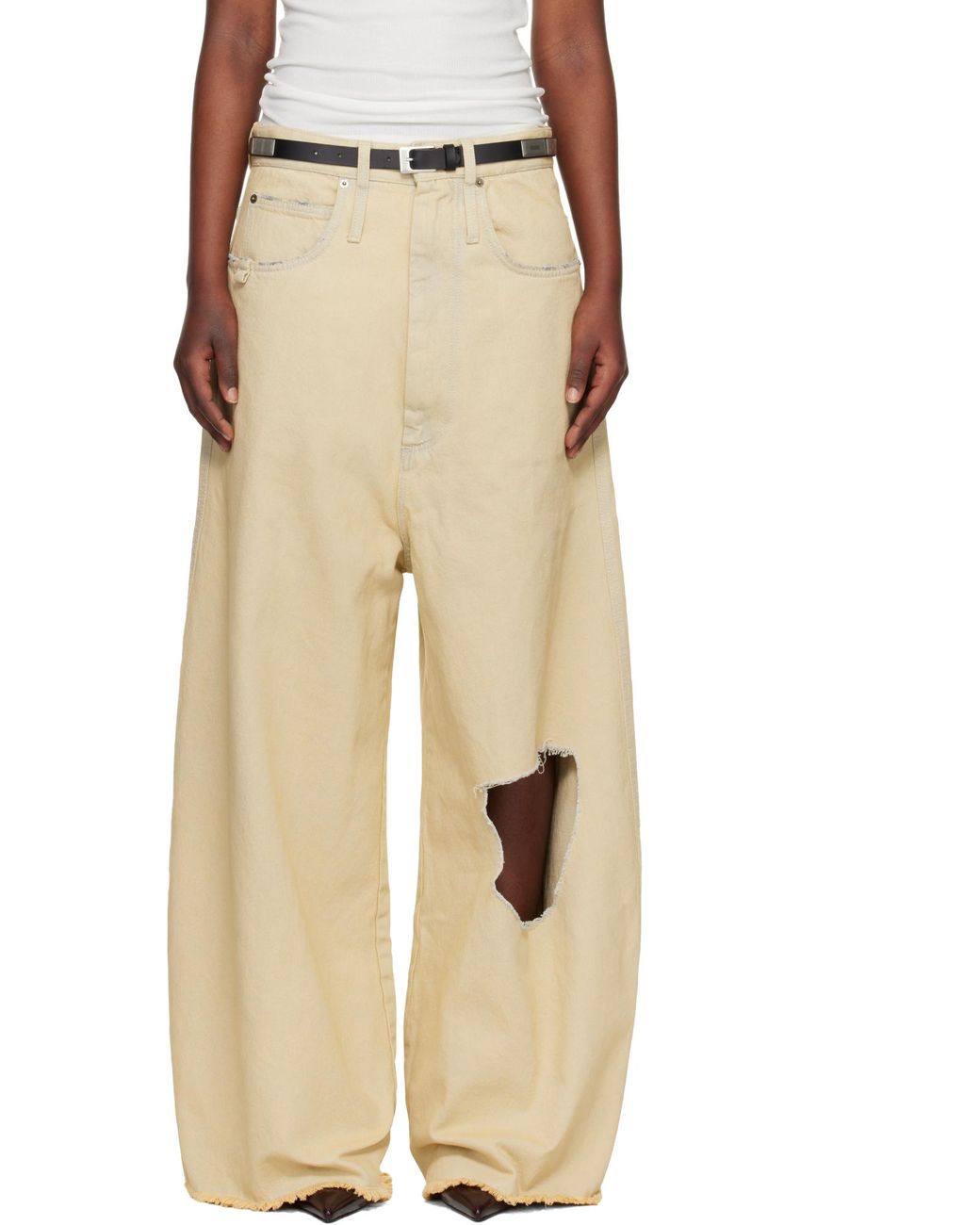 Lu'u Dan Natural Dumpster Jeans for men