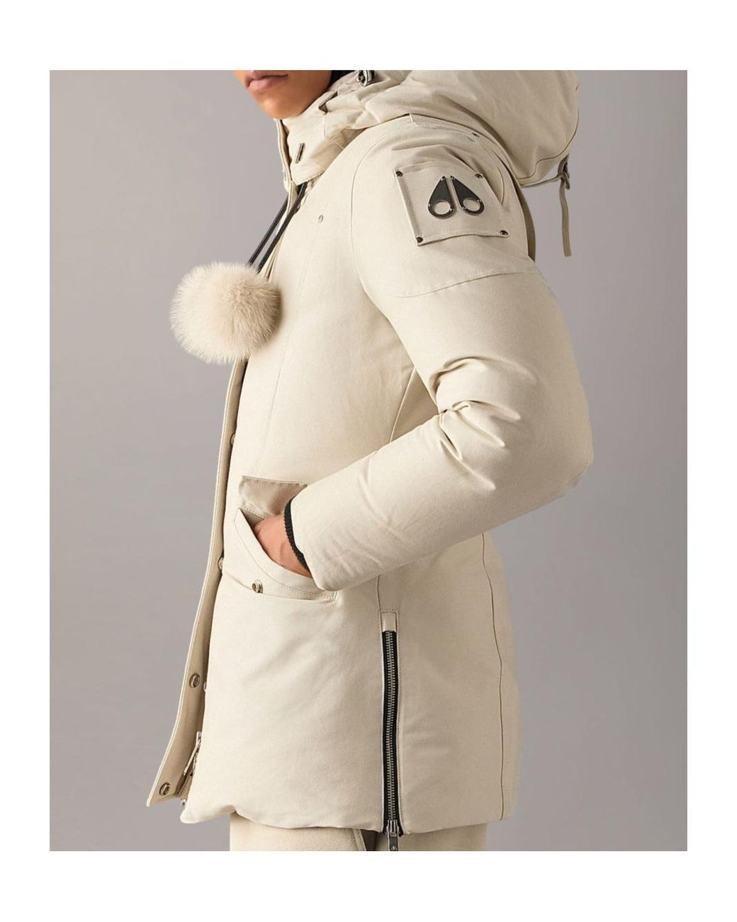Moose Knuckles Natural Original 3Q Down Jacket