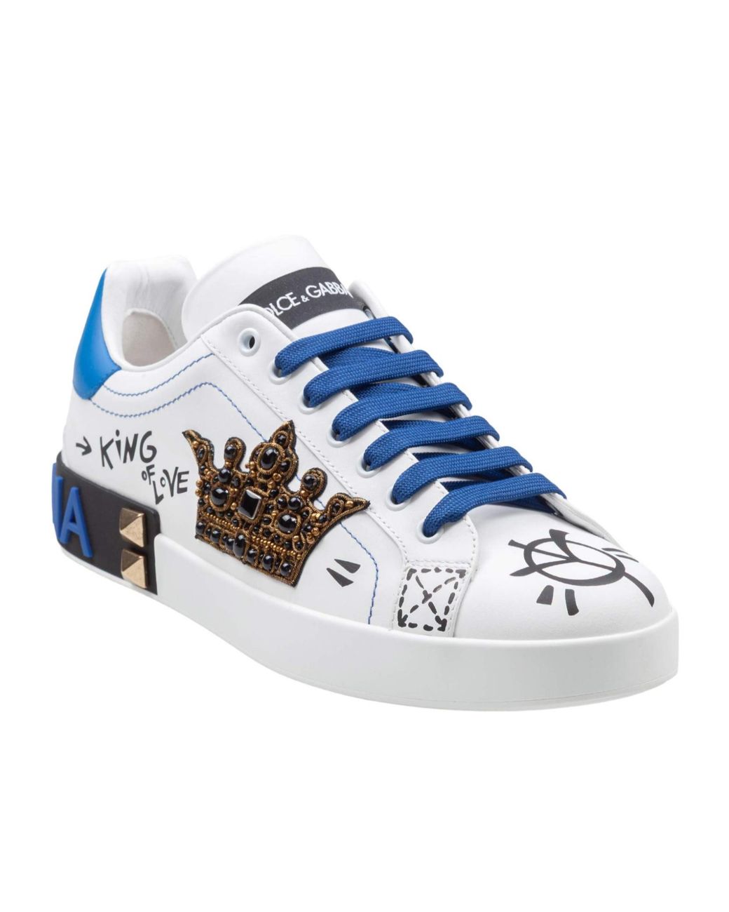Dolce & Gabbana Blue Dolce & Gabbana Dolce & Gabbana Portofino Sneaker for men
