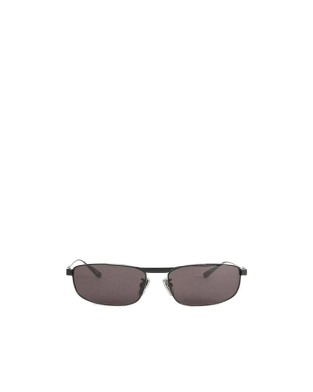 Balenciaga White Eyewear Rectangular Frame Sunglasses