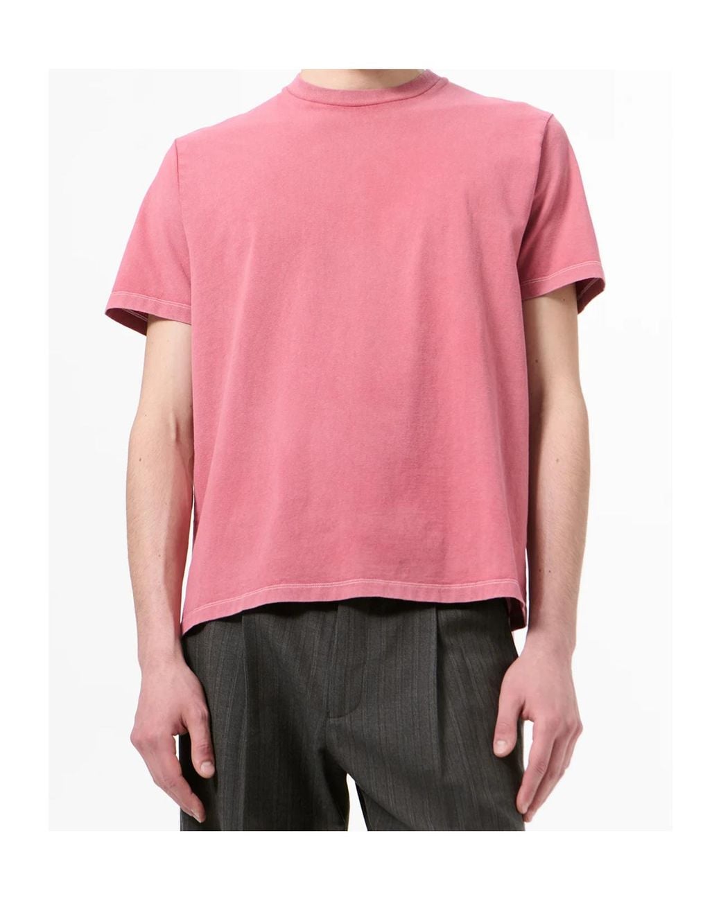 Our Legacy Pink Organic Cotton Graphic T-Shirt For for men