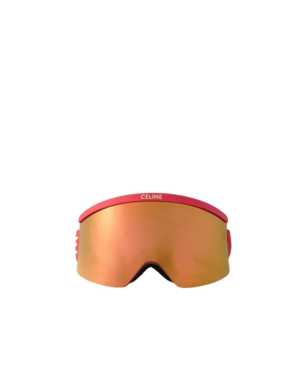 Céline Orange Logo Ski Goggles
