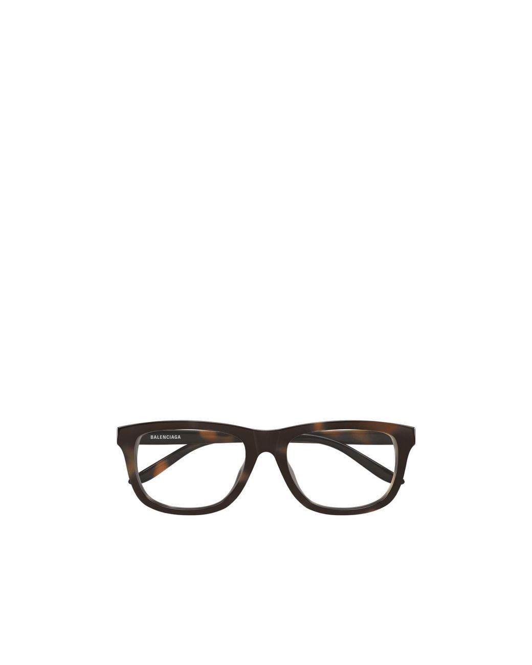 Balenciaga White Rectangle Eyeglasses for men