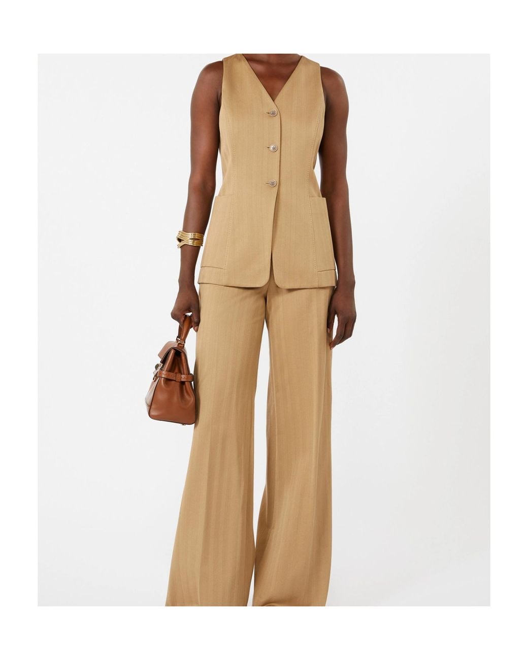Max Mara Natural Mxmfalla Cotton Vest