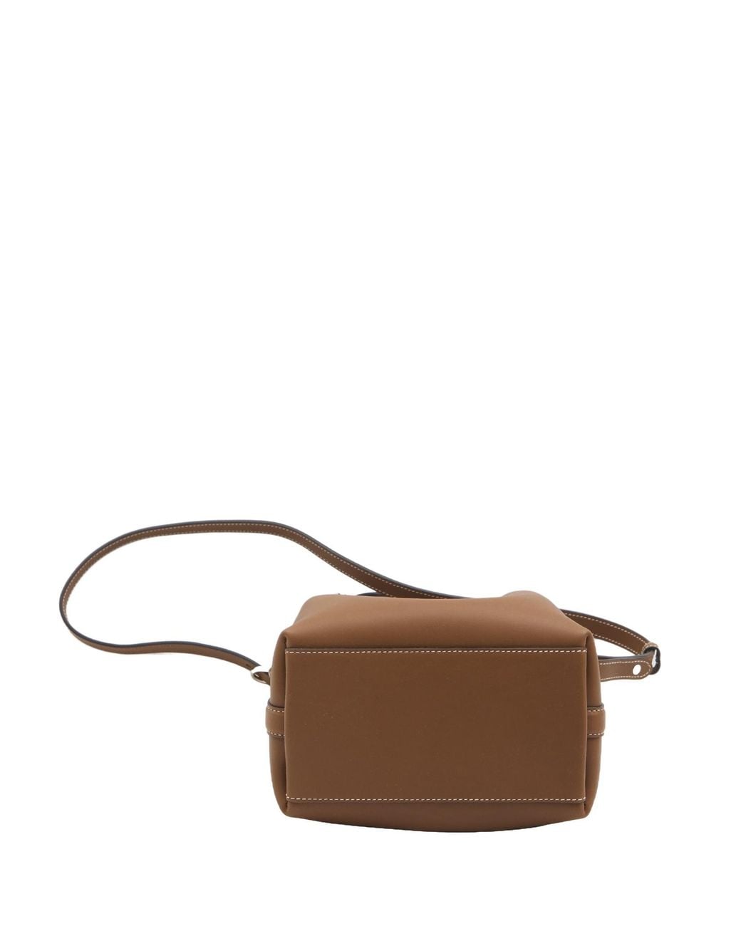 Gucci Brown Gg Emblem Mini Bucket Bag
