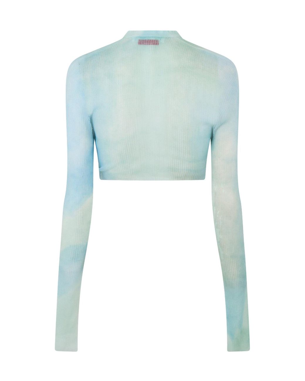 Off-White c/o Virgil Abloh Blue Simple Knitted Sweater