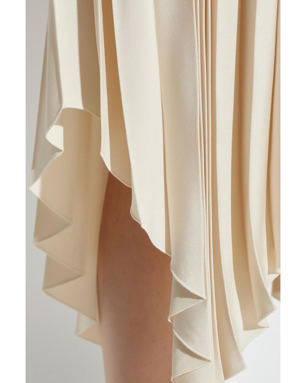Isabel Marant White Felixa Asymmetric Hem Midi Skirt