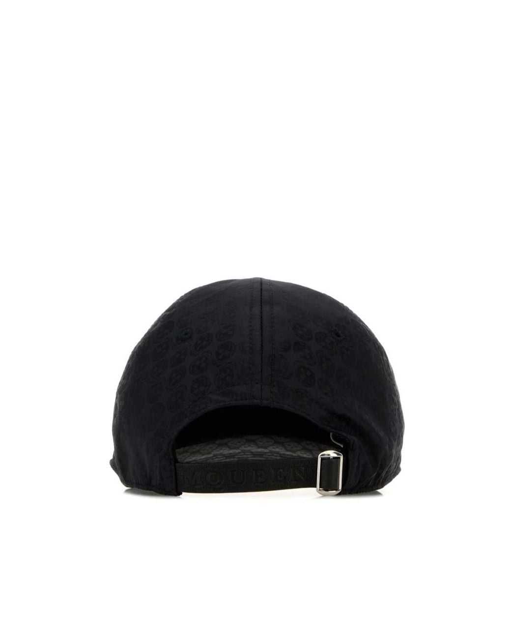 McQueen Blue Logo Embroidered Baseball Cap for men