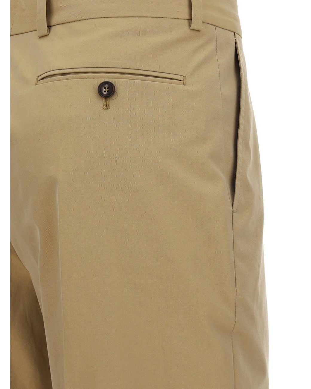 McQueen Natural Concealed-Fastening Tailored Trousers for men
