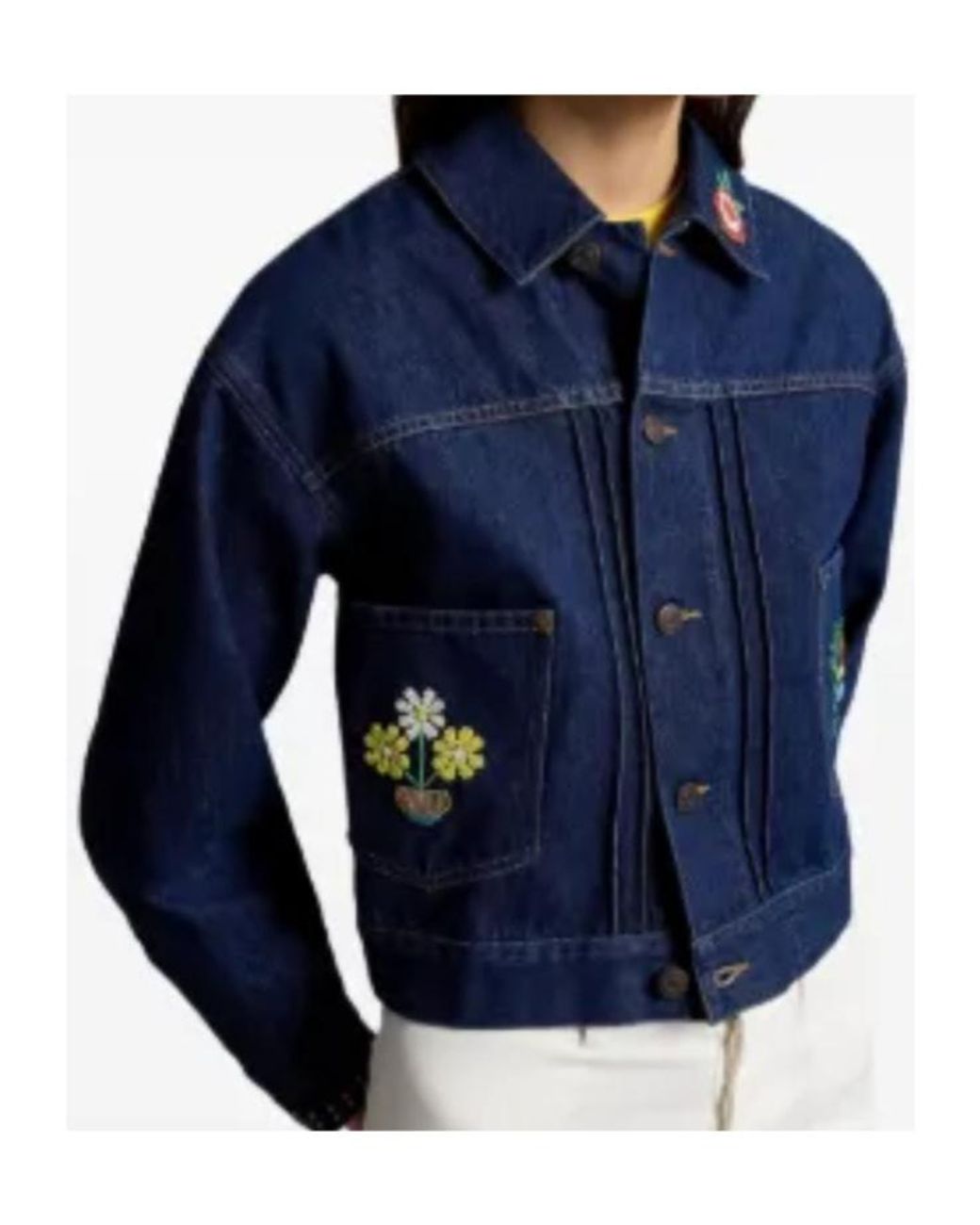 Polo Ralph Lauren Blue Bead-Embellished Denim Jacket