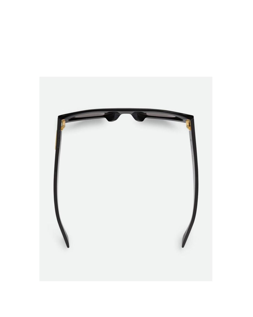 Bottega Veneta Black Eyewear Ultrathin Shield Sunglasses